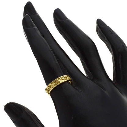 TIFFANY&Co. Cutout Heart Ring K18 Yellow Gold Ladies [Used]