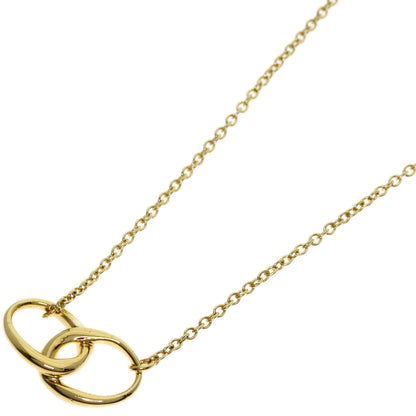 TIFFANY&Co. Double loop Necklace K18 Yellow Gold Ladies [Used]