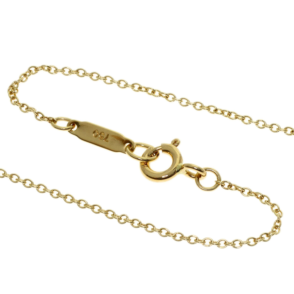 TIFFANY&Co. Double loop Necklace K18 Yellow Gold Ladies [Used]