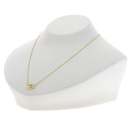 TIFFANY&Co. Double loop Necklace K18 Yellow Gold Ladies [Used]