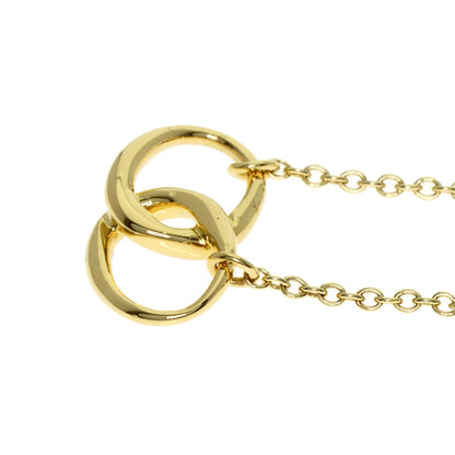 TIFFANY&Co. Double loop Necklace K18 Yellow Gold Ladies [Used]