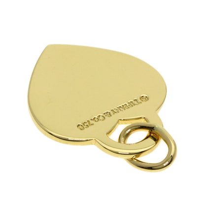 TIFFANY&Co. Notes Heart Pendant top K18 Yellow Gold Ladies [Used]
