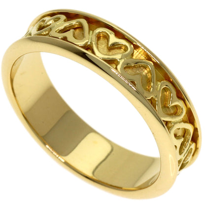 TIFFANY&Co. Cutout Heart Ring K18 Yellow Gold Ladies [Used]