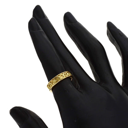 TIFFANY&Co. Cutout Heart Ring K18 Yellow Gold Ladies [Used]