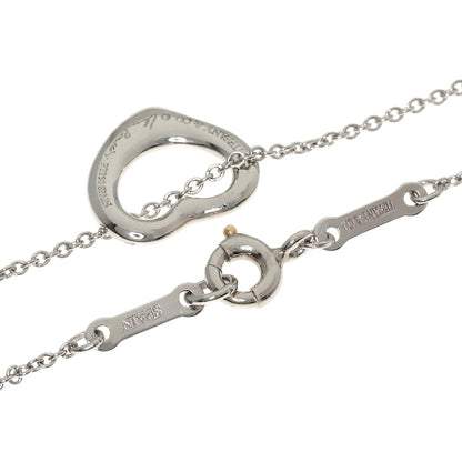 TIFFANY&Co. Open heart Necklace Platinum PT950 Ladies [Used]