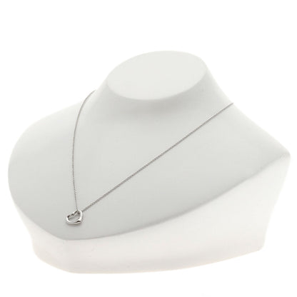 TIFFANY&Co. Open heart Necklace Platinum PT950 Ladies [Used]