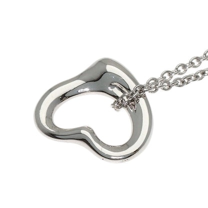 TIFFANY&Co. Open heart Necklace Platinum PT950 Ladies [Used]