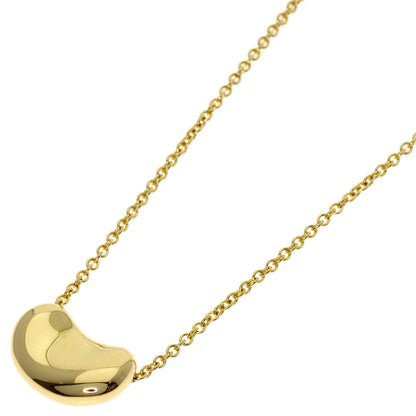 TIFFANY&Co. Bean Necklace K18 Yellow Gold Ladies [Used]