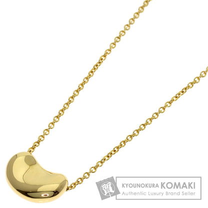 TIFFANY&Co. Bean Necklace K18 Yellow Gold Ladies [Used]
