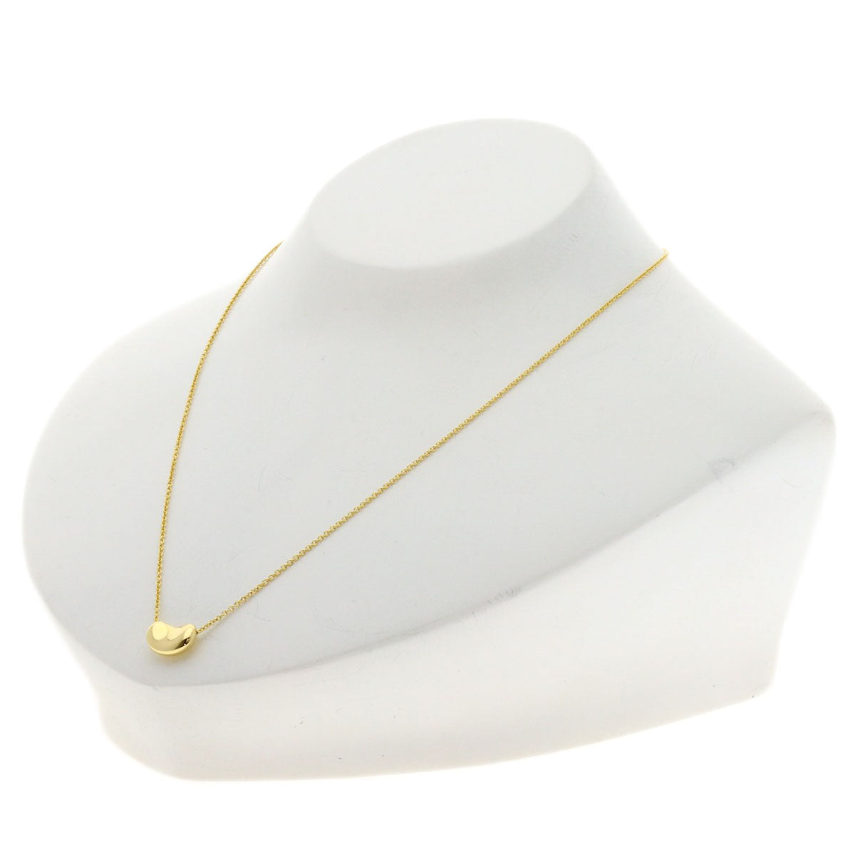 TIFFANY&Co. Bean Necklace K18 Yellow Gold Ladies [Used]