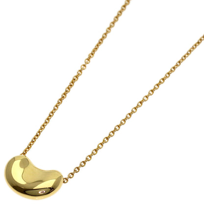 TIFFANY&Co. Bean Necklace K18 Yellow Gold Ladies [Used]