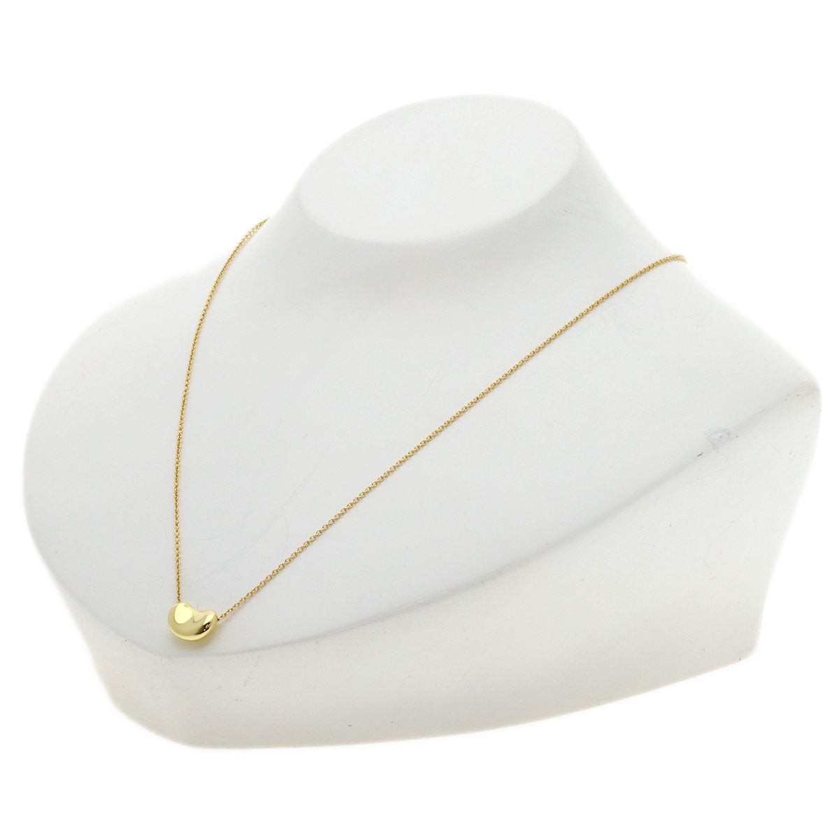 TIFFANY&Co. Bean Necklace K18 Yellow Gold Ladies [Used]