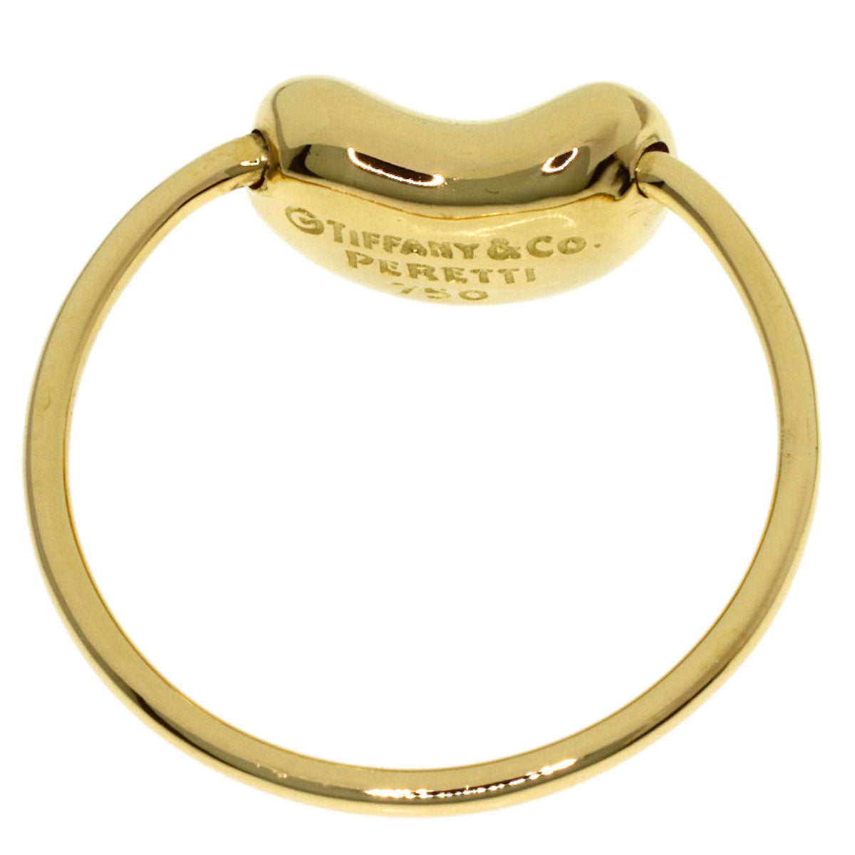 TIFFANY&Co. Bean Ring K18 Yellow Gold Ladies [Used]
