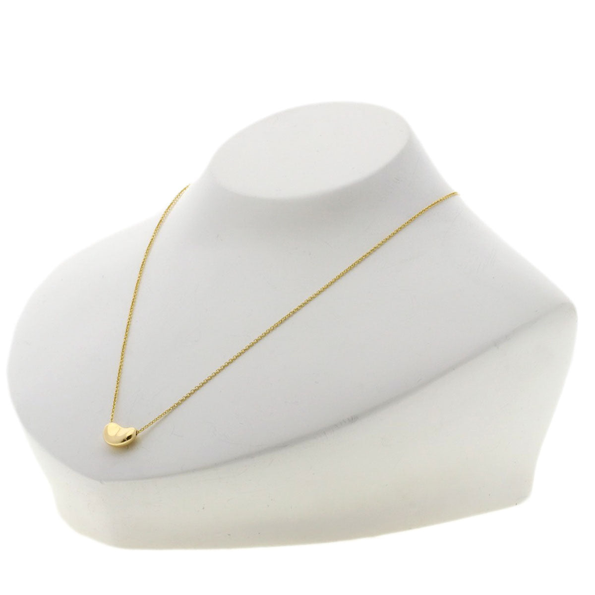 TIFFANY&Co. Bean Necklace K18 Yellow Gold Ladies [Used]