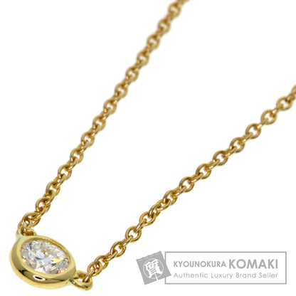 TIFFANY&Co. By The Yard Diamond Necklace K18 Yellow Gold Ladies [Used]