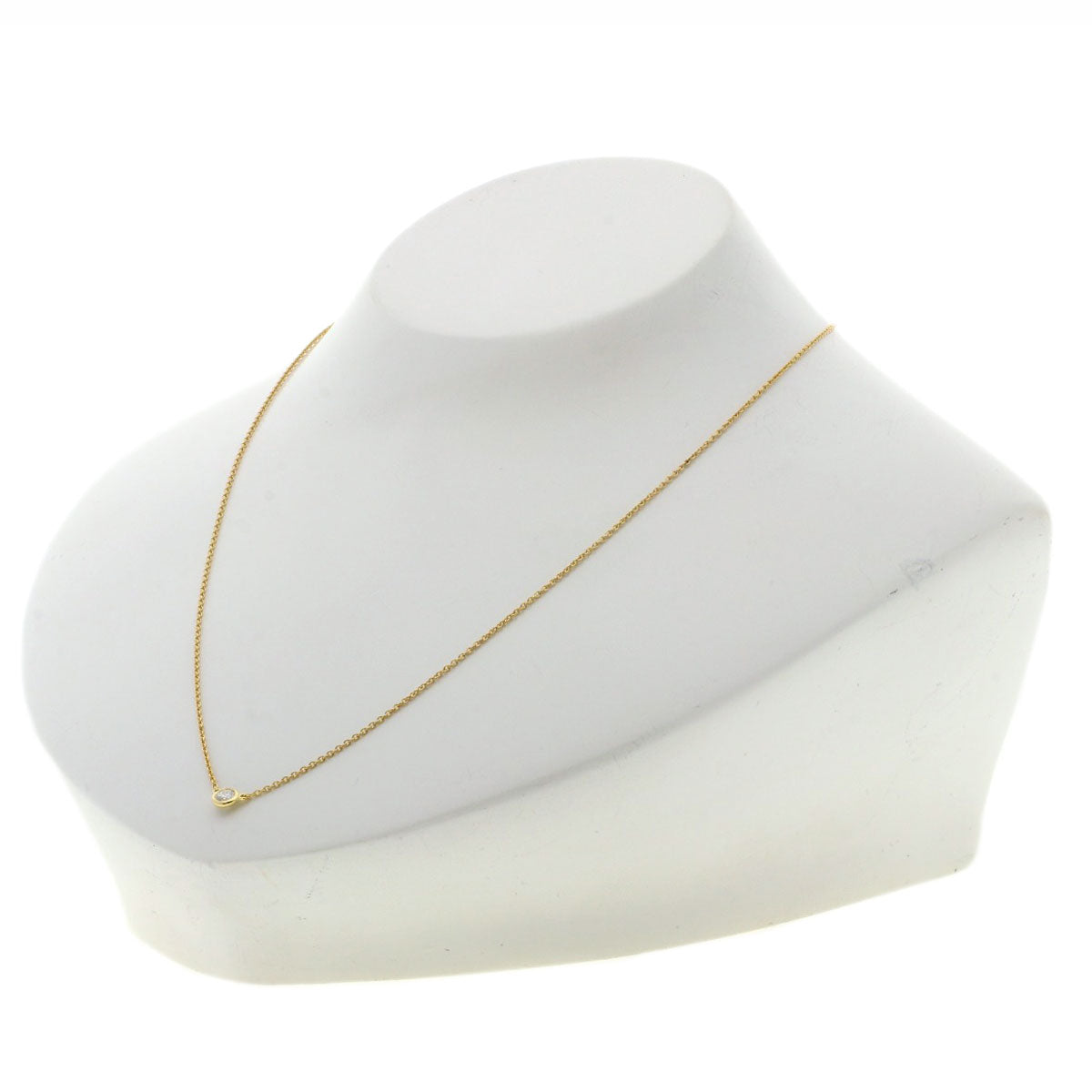 TIFFANY&Co. By The Yard Diamond Necklace K18 Yellow Gold Ladies [Used]
