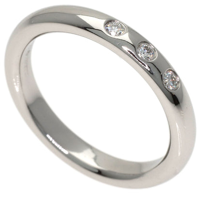 TIFFANY&Co. Wedding 3P Diamond Ring Platinum PT950 Ladies [Used]