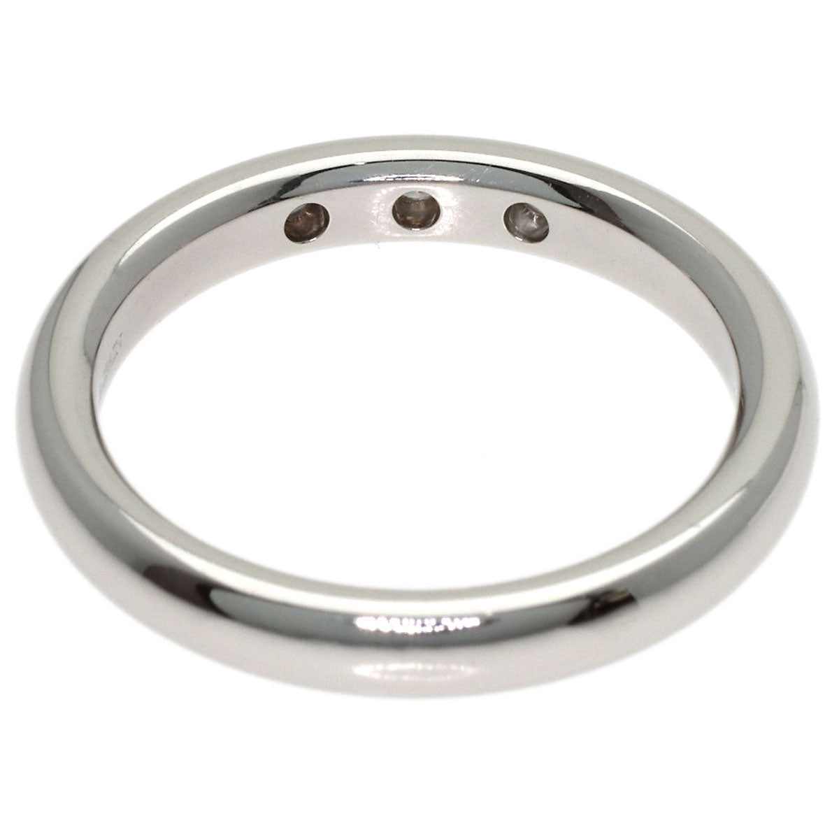 TIFFANY&Co. Wedding 3P Diamond Ring Platinum PT950 Ladies [Used]