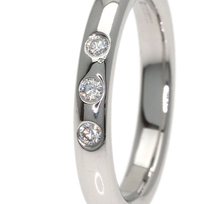 TIFFANY&Co. Wedding 3P Diamond Ring Platinum PT950 Ladies [Used]