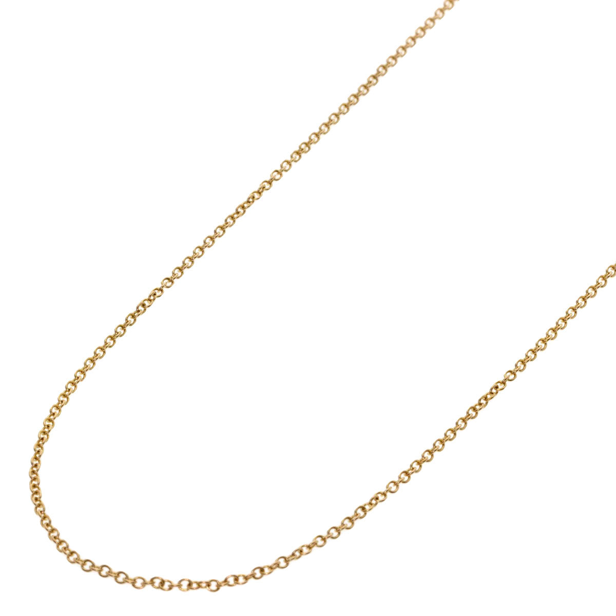 TIFFANY&Co. Chain 17.7" Necklace K18 Pink Gold Ladies [Used]