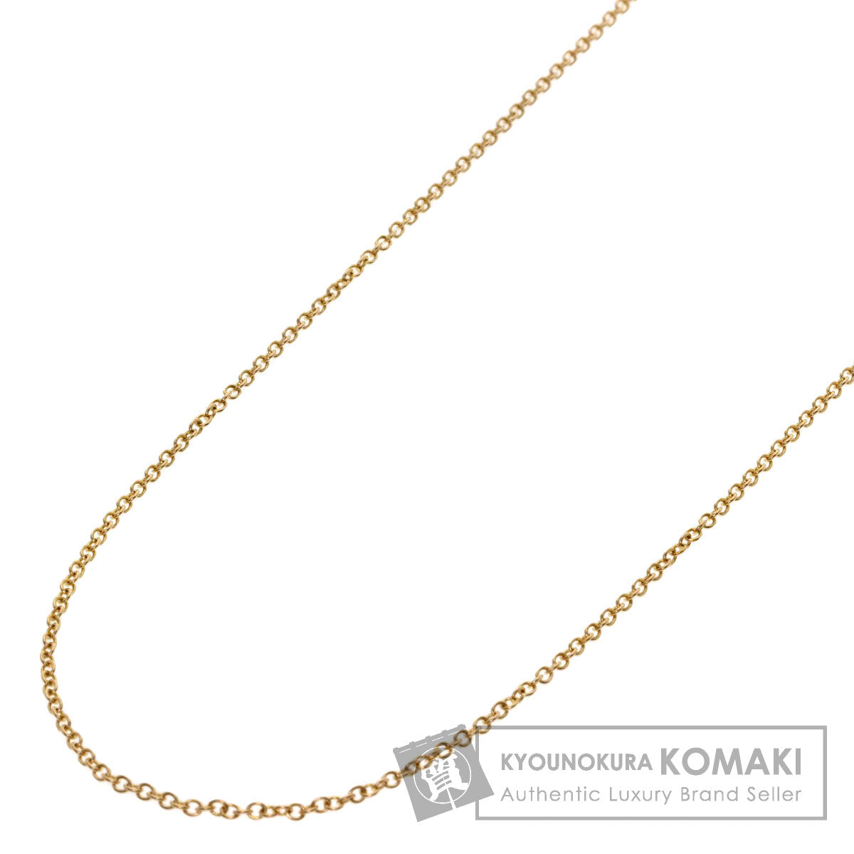 TIFFANY&Co. Chain 17.7" Necklace K18 Pink Gold Ladies [Used]