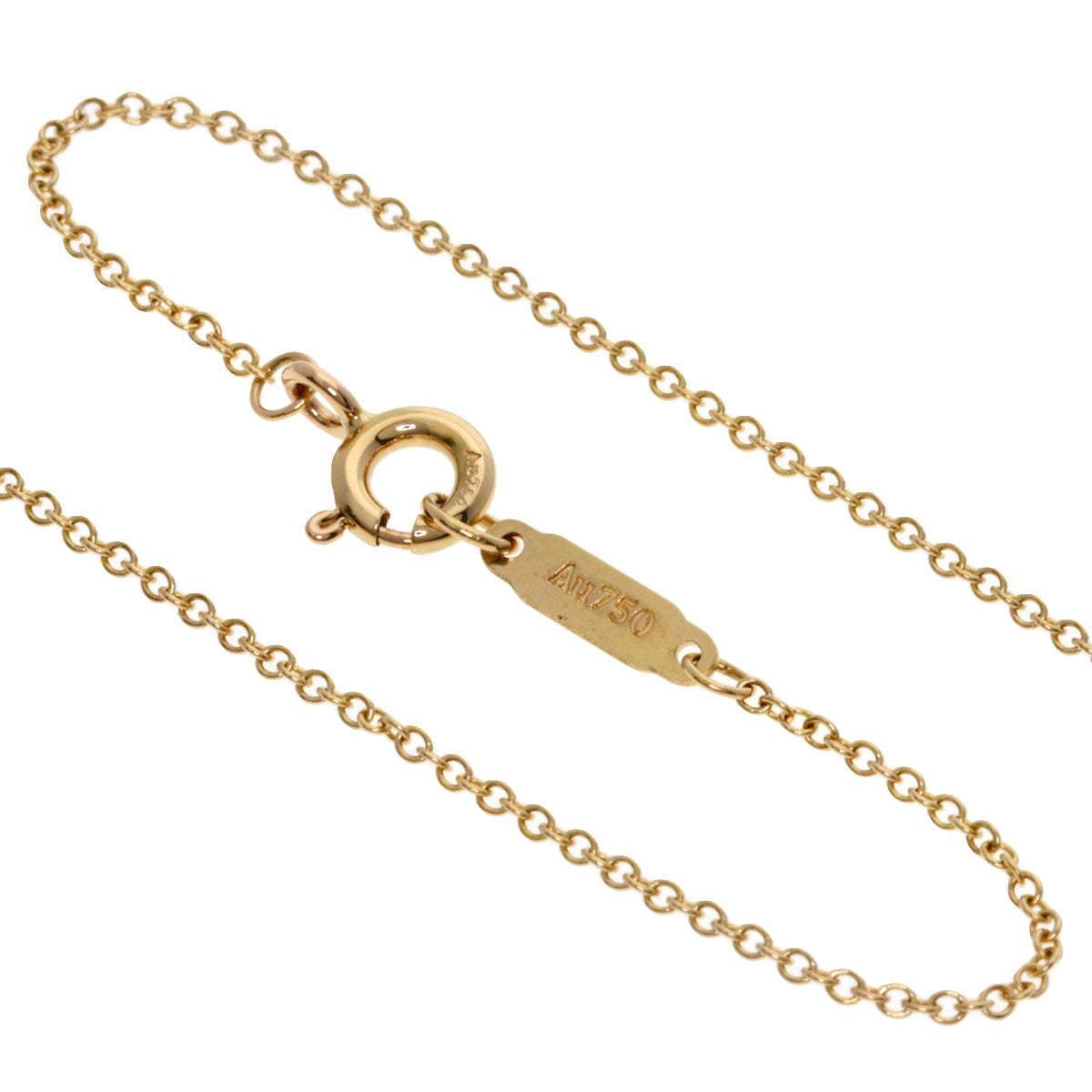 TIFFANY&Co. Chain 17.7" Necklace K18 Pink Gold Ladies [Used]