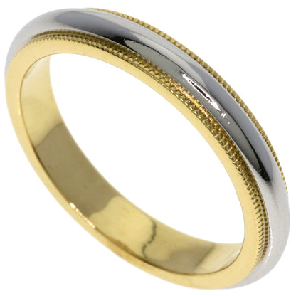 TIFFANY&Co. Milgrain Ring Platinum PT950 18K Yellow GoldLadies [Used]
