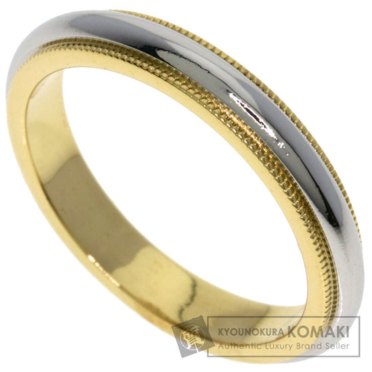 TIFFANY&Co. Milgrain Ring Platinum PT950 18K Yellow GoldLadies [Used]