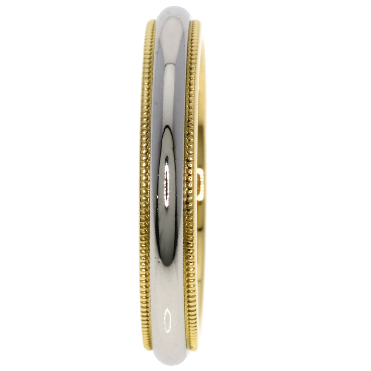 TIFFANY&Co. Milgrain Ring Platinum PT950 18K Yellow GoldLadies [Used]
