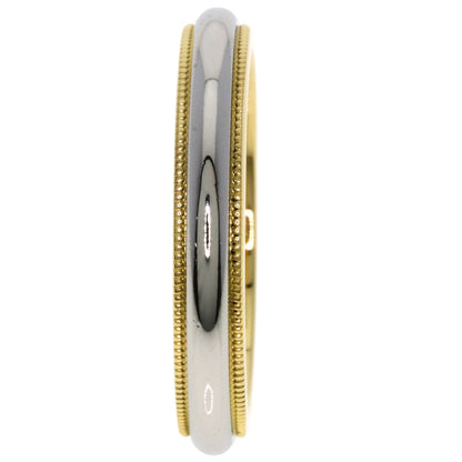 TIFFANY&Co. Milgrain Ring Platinum PT950 18K Yellow GoldLadies [Used]