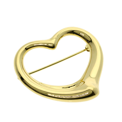TIFFANY&Co. Open heart Brooch K18 Yellow Gold Ladies [Used]