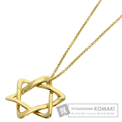 TIFFANY&Co. Star of david Necklace K18 Yellow Gold Ladies [Used]