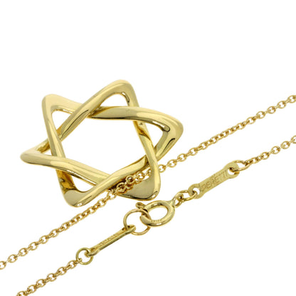TIFFANY&Co. Star of david Necklace K18 Yellow Gold Ladies [Used]
