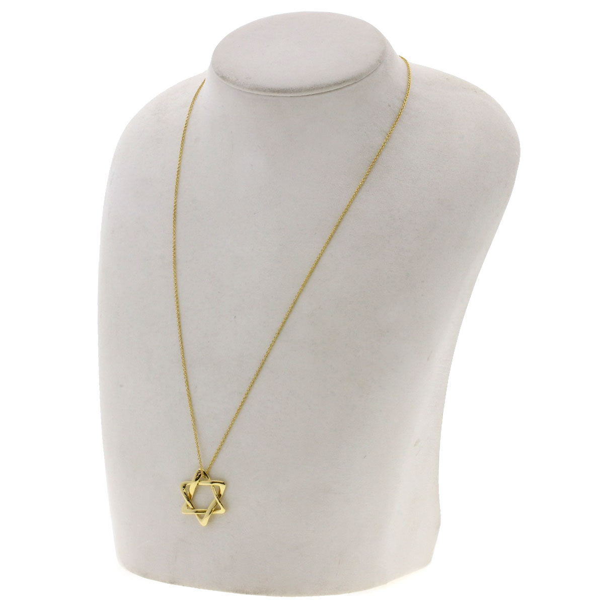 TIFFANY&Co. Star of david Necklace K18 Yellow Gold Ladies [Used]