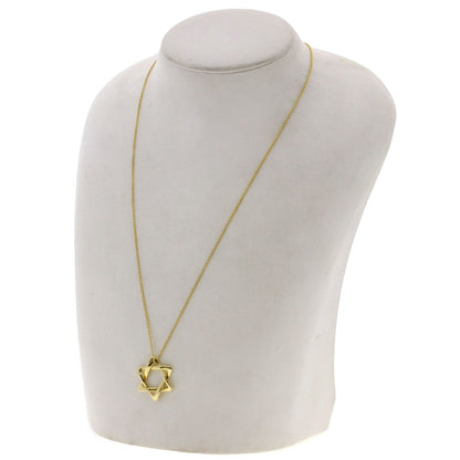 TIFFANY&Co. Star of david Necklace K18 Yellow Gold Ladies [Used]