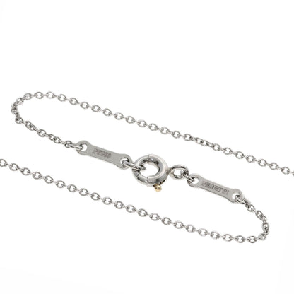 TIFFANY&Co. Open heart Necklace Platinum PT950 Ladies [Used]