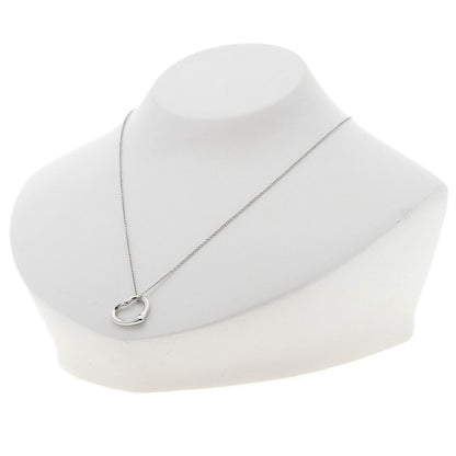 TIFFANY&Co. Open heart Necklace Platinum PT950 Ladies [Used]