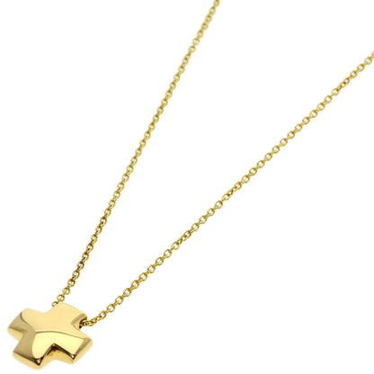 TIFFANY&Co. Roman cross Necklace K18 Yellow Gold Ladies [Used]