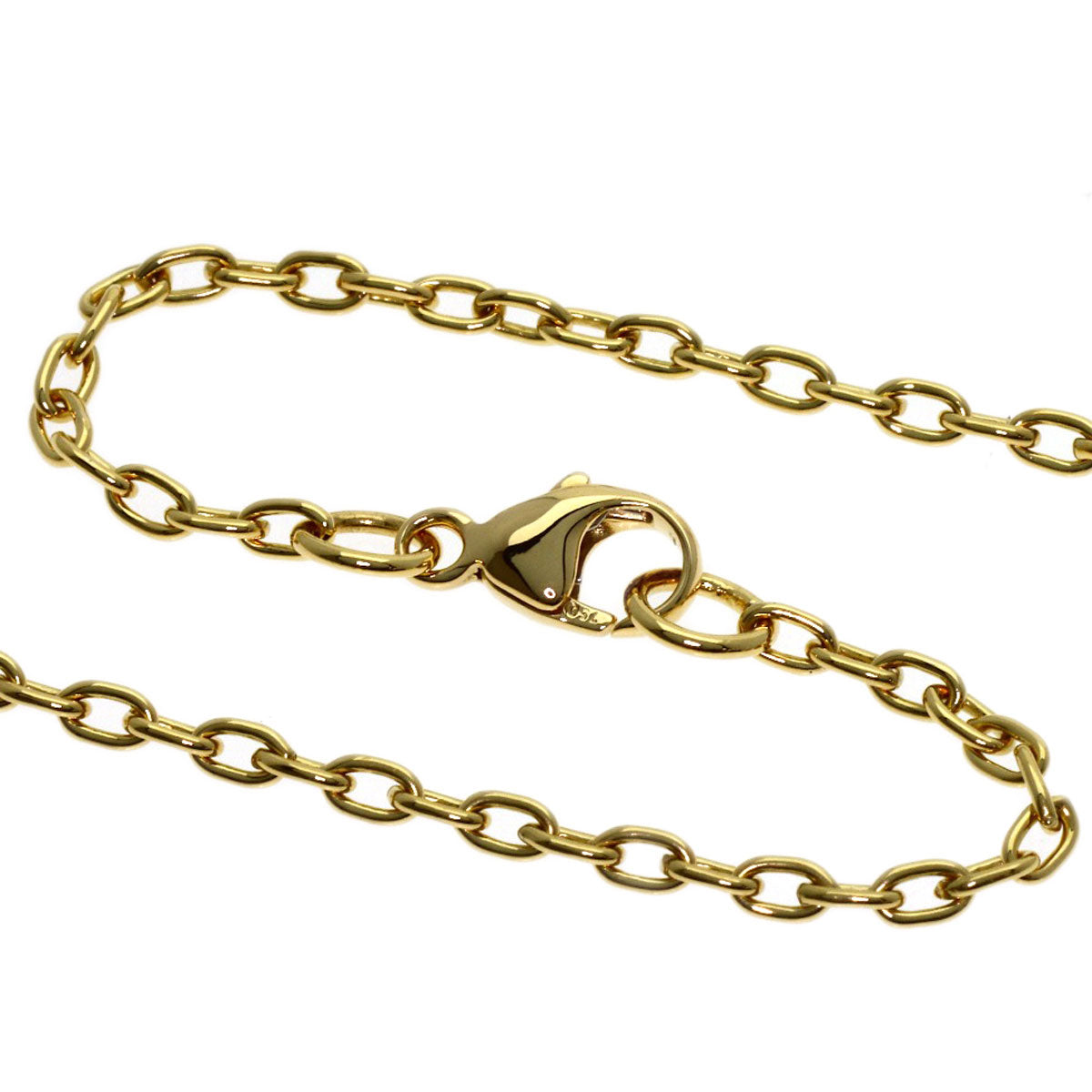 TIFFANY&Co. Heart lock key Necklace K18 Yellow Gold Ladies [Used]