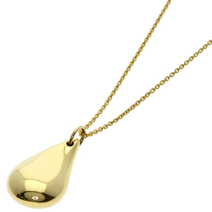 TIFFANY&Co. teardrop Necklace K18 Yellow Gold Ladies [Used]