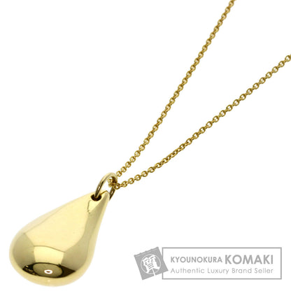 TIFFANY&Co. teardrop Necklace K18 Yellow Gold Ladies [Used]