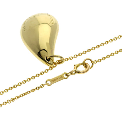 TIFFANY&Co. teardrop Necklace K18 Yellow Gold Ladies [Used]