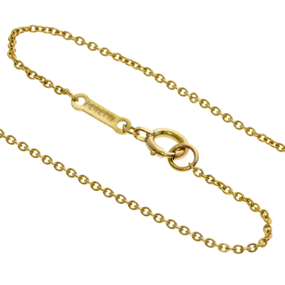 TIFFANY&Co. teardrop Necklace K18 Yellow Gold Ladies [Used]