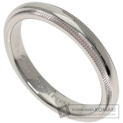 TIFFANY&Co. Milgrain Ring Platinum PT950 Ladies [Used]