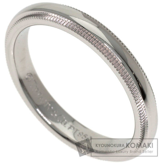 TIFFANY&Co. Milgrain Ring Platinum PT950 Ladies [Used]