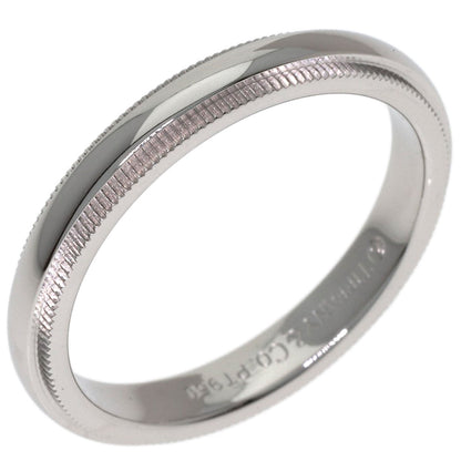 TIFFANY&Co. Milgrain Ring Platinum PT950 Ladies [Used]