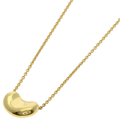 TIFFANY&Co. Bean Necklace K18 Yellow Gold Ladies [Used]