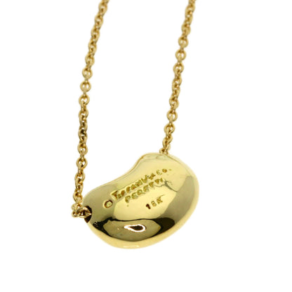 TIFFANY&Co. Bean Necklace K18 Yellow Gold Ladies [Used]