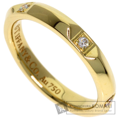 TIFFANY&Co. True Band Diamond Ring K18 Yellow Gold Ladies [Used]