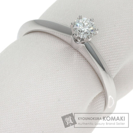 TIFFANY&Co. Solitaire Diamond Ring Platinum PT950 Ladies [Used]
